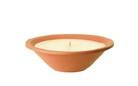 TERRA-COTTA CANDLE 20CM IVORY 9H SPAAS