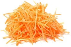 GRATED CARROTS 500G FRESH F