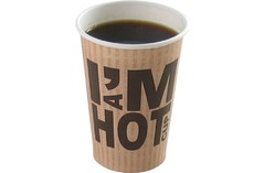 CUP CARBOARD 100PCES 180ML-I AM A HOT CUP