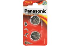 PANASONIC BATTERIES LITH CR2025/2BP 3V 2PC